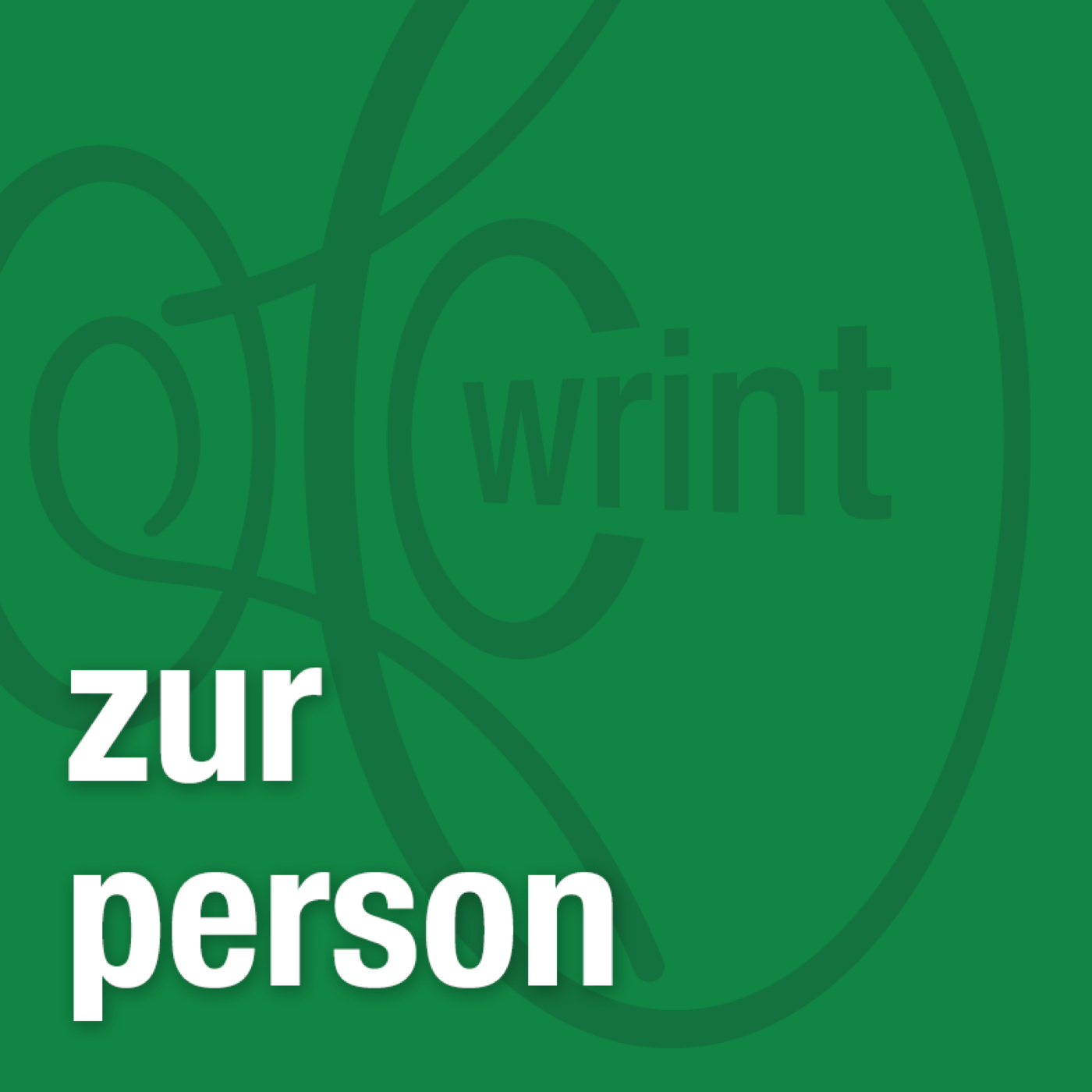WRINT: Zur Person Podcast artwork